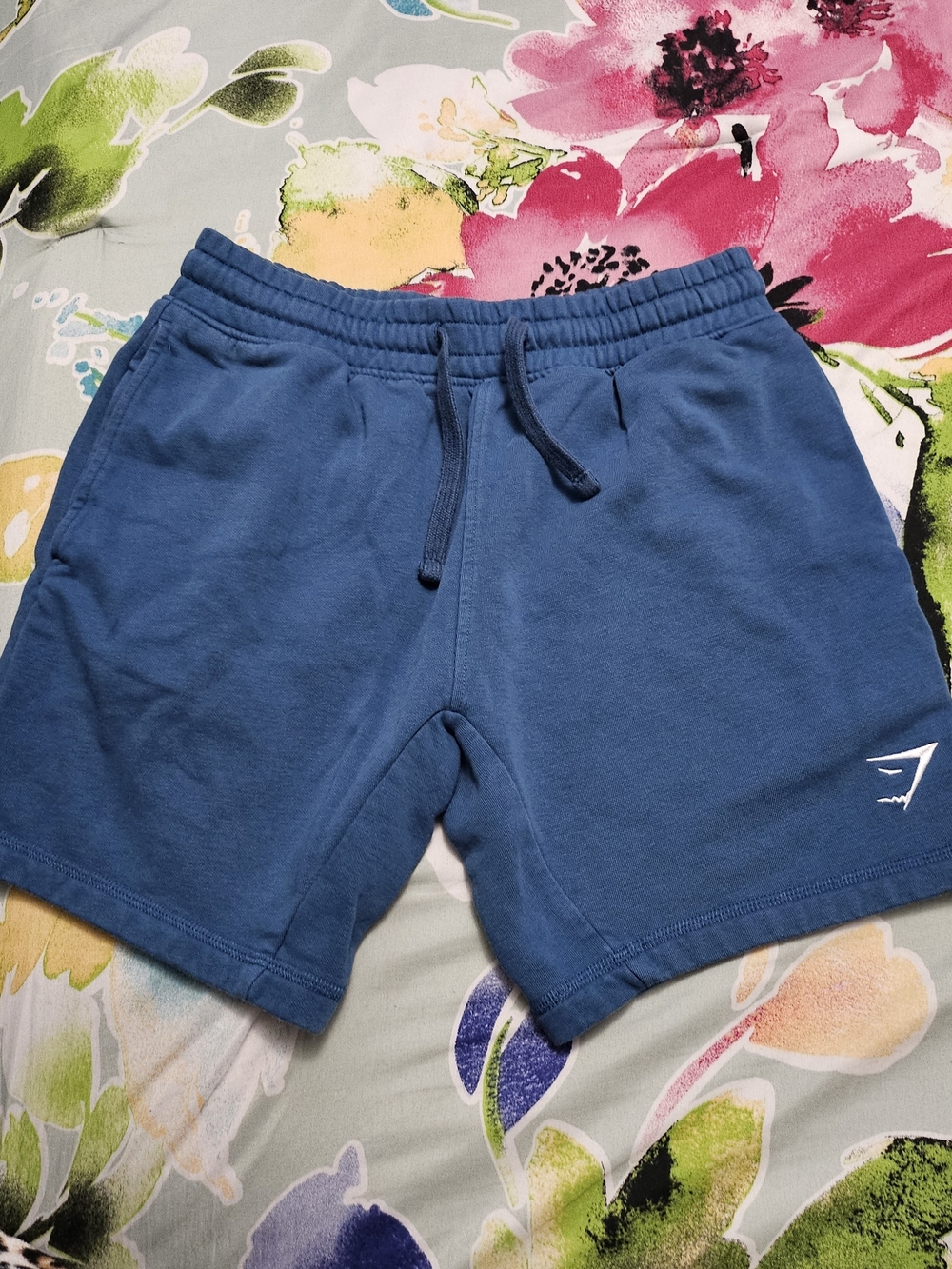 Gymshark Navy Blue Athletic Drawstring Shorts